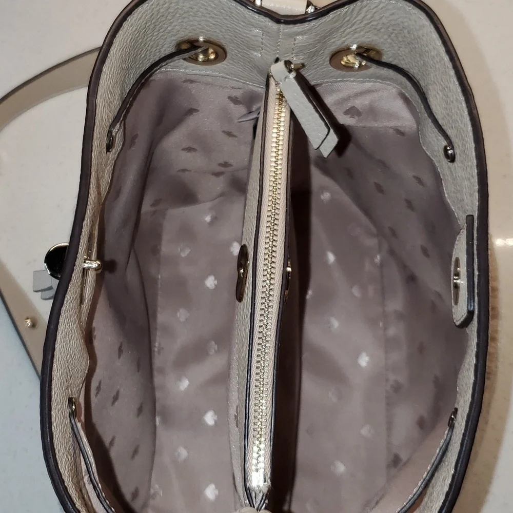 KATE SPADE Fluffy crossbody bucket bag